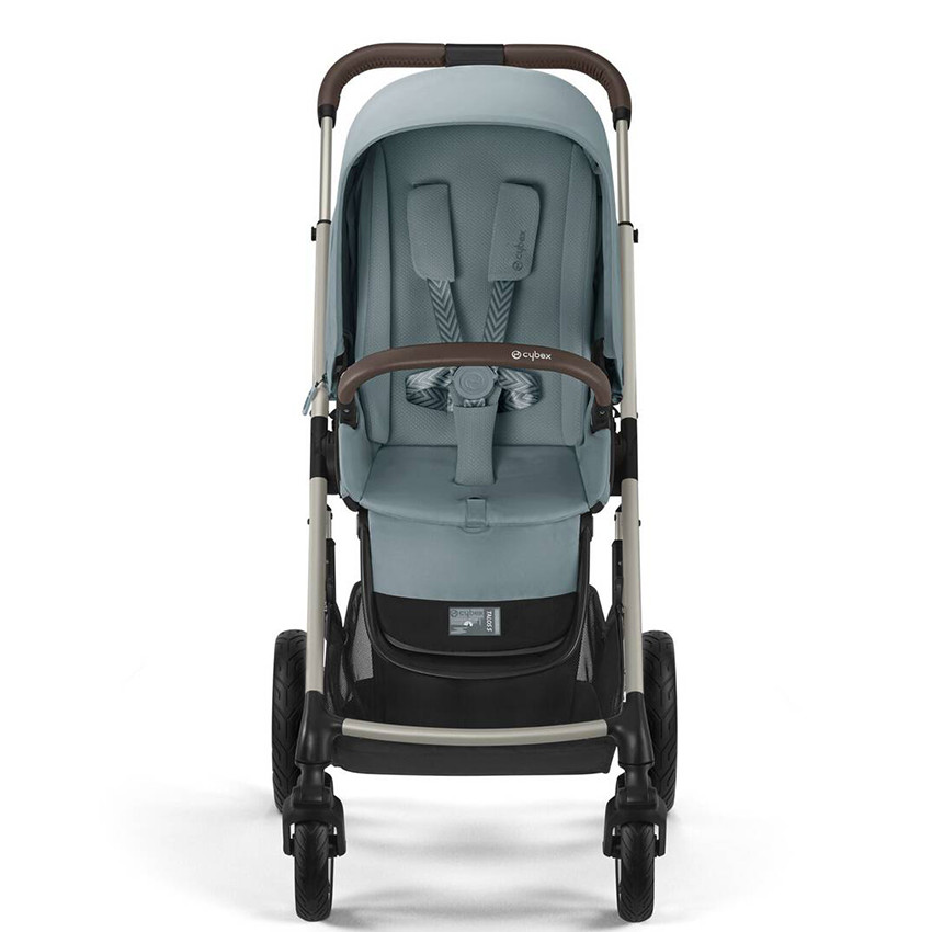 Poussette Talos S Lux tout-terrain Stormy Blue/Chassis Taupe 