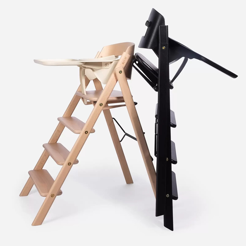 Tablette chaise haute Kaos Klapp pliable Noir 