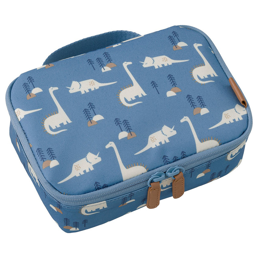 Sac isotherme lunchbag Dino Bleu 