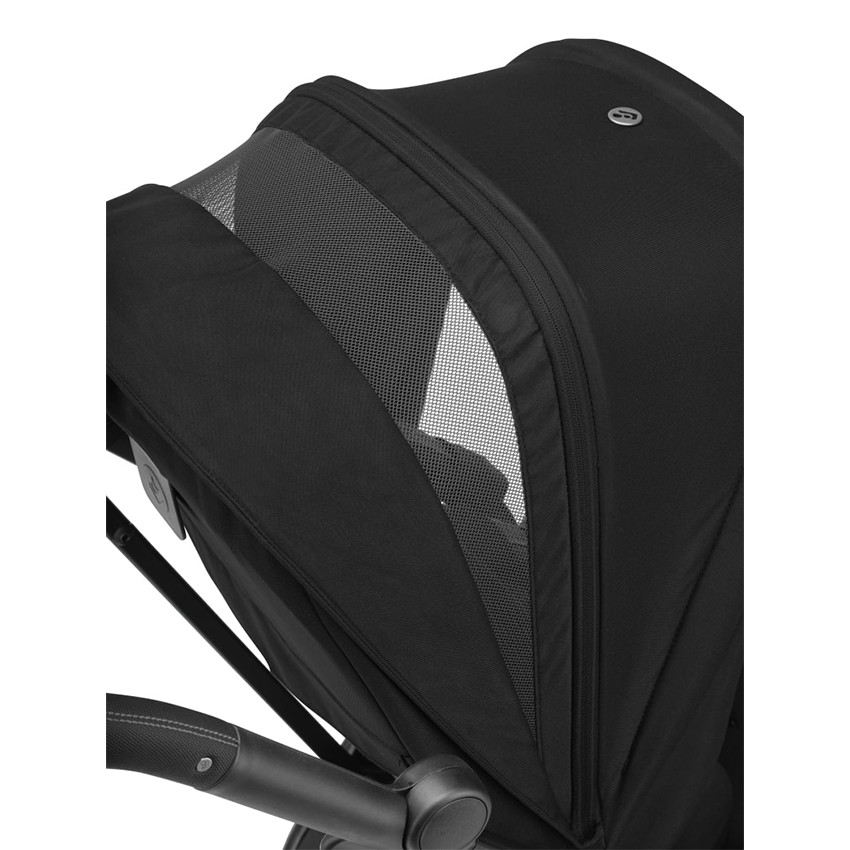 Poussette ultra-compacte Leona² twillic black 
