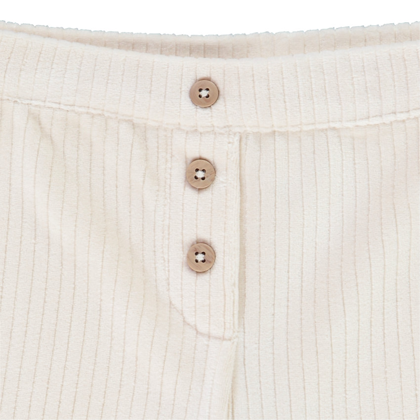 Pantalon droit en velours côtelé pour bébé fille 