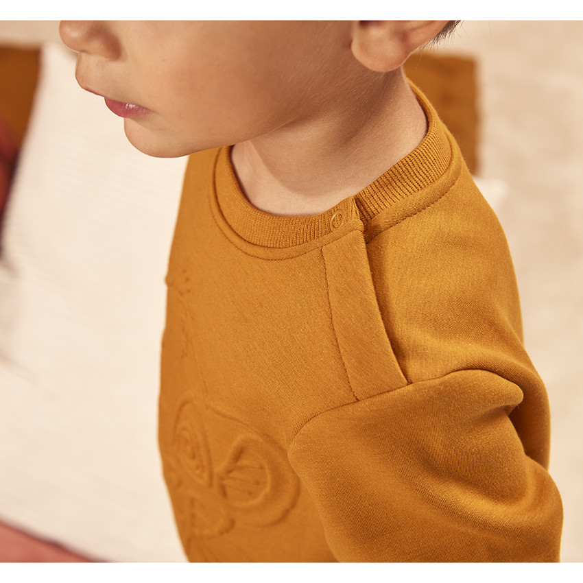 Sweatshirt met reliëfpatroon Simba Disney voor baby jongen 