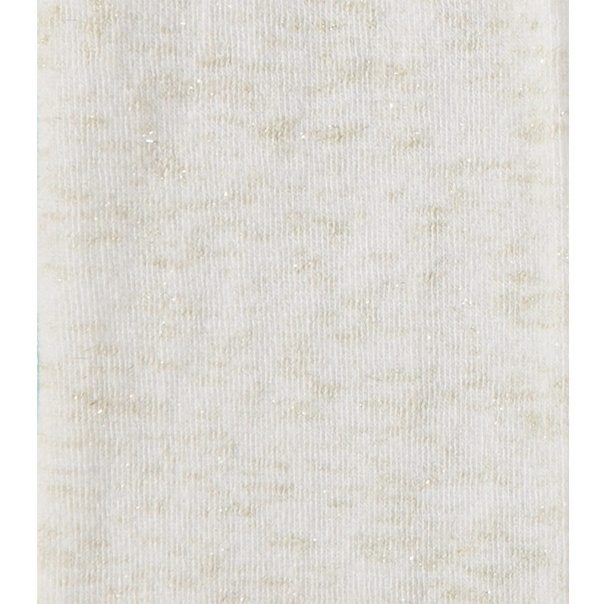 Paire de collants épais avec lurex doré pour fille 