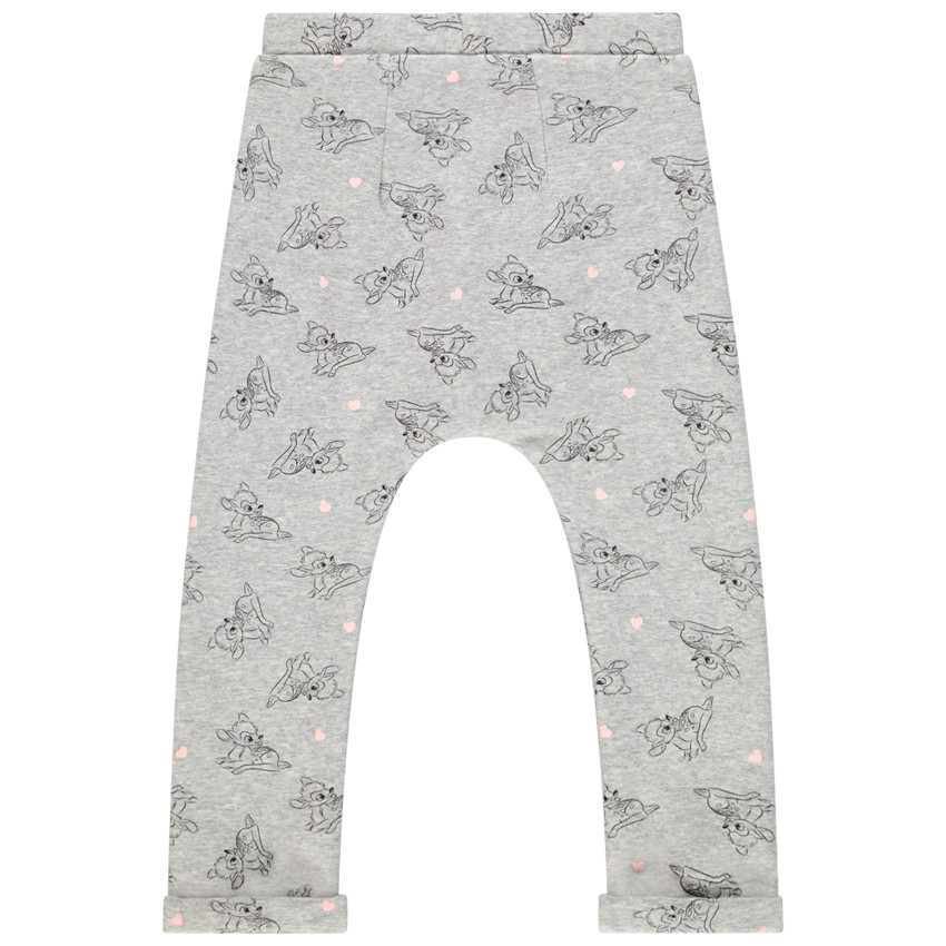 Joggingbroek in molton met Bambi-print (Disney) 