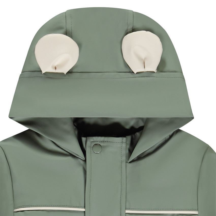 Speelse parka met kap voor jongen van baby 