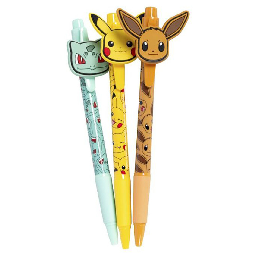 Set de 3 stylos bille Pokémon 