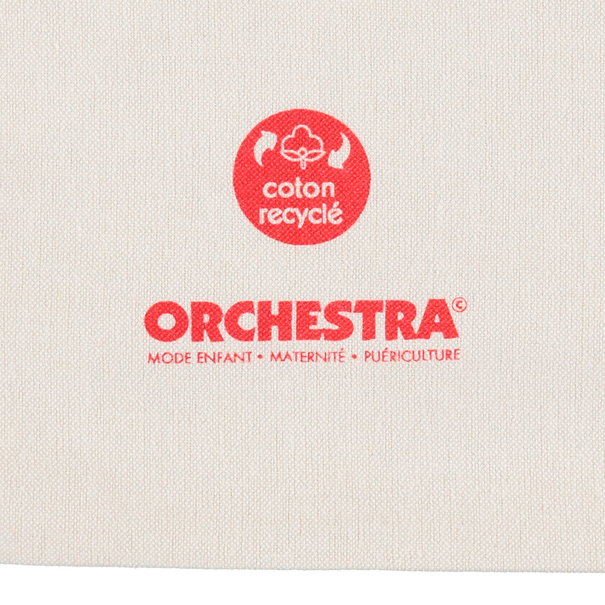 Tote Bag en coton recyclé à imprimé fantaisie 