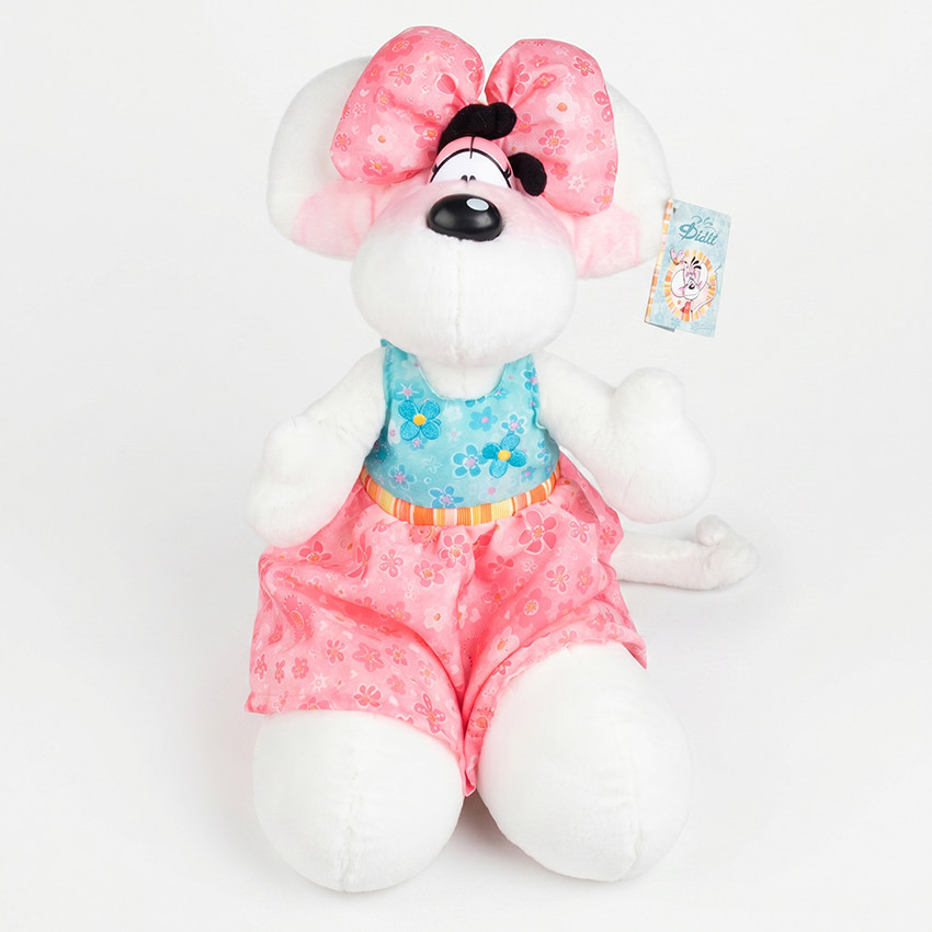 Diddlina-knuffel in zomerjurkje - 30 cm 