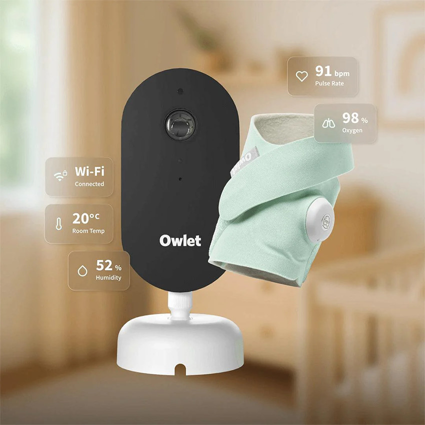 Pack Videobabyfoon + Dream Sock Mint 
