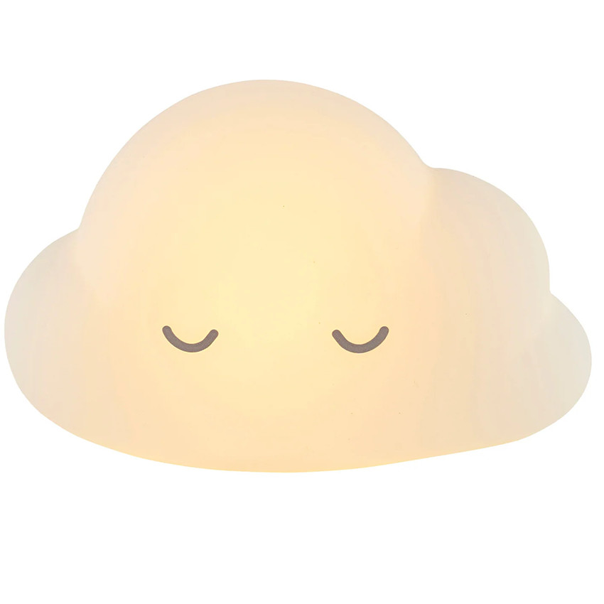 Nachtlamp - Wolk met de afstandsbediening - Wit - 13,5 cm 
