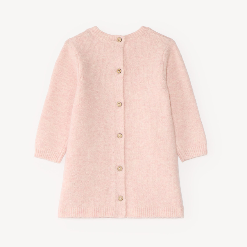 Robe bébé fille en tricot rose Minnie Disney 