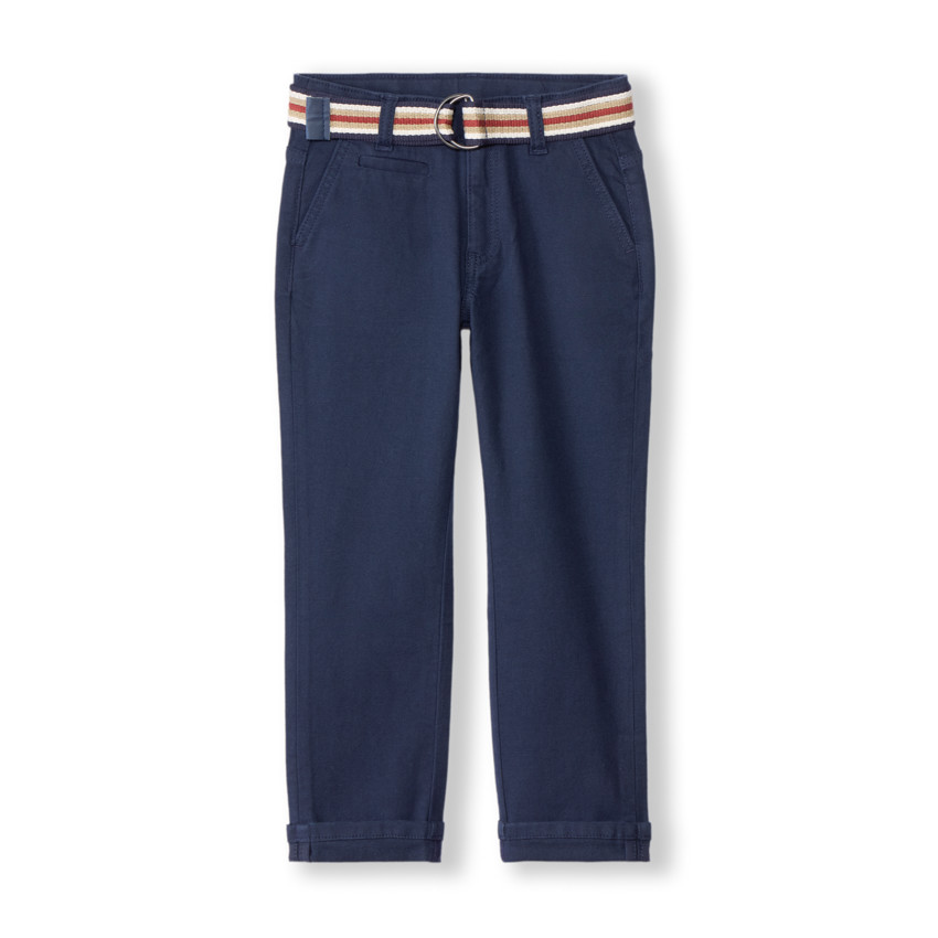 Pantalon avec ceinture à double boucle pour garçon 