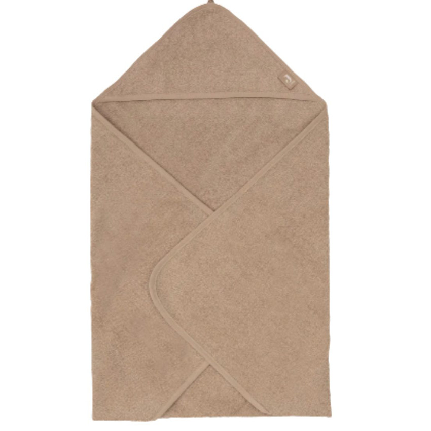Cape de bain éponge 75x75cm Basics Milky Coffee 