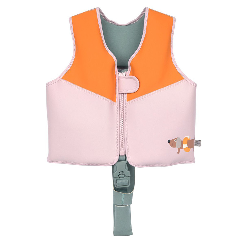 Gilet de natation 24-72 mois Pale Pink/Orange 