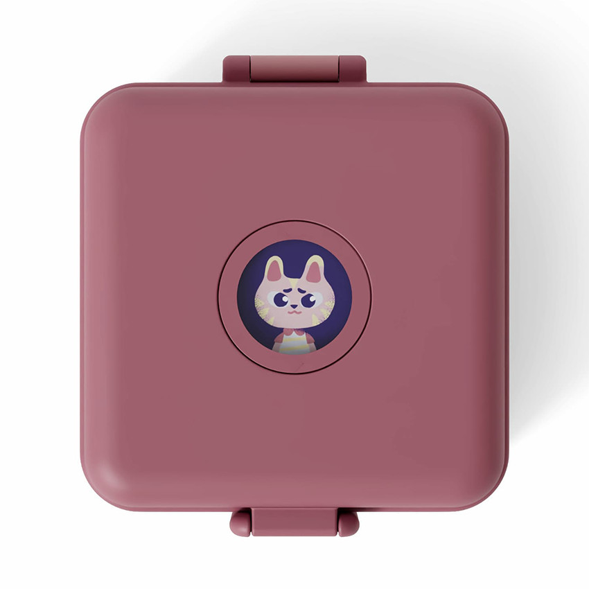 Lunchbox personnalisable 850ml Snacky avec couverts Pink Blush 