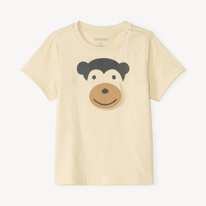 T-shirt manches courtes avec print ludique pour bébé garçon 