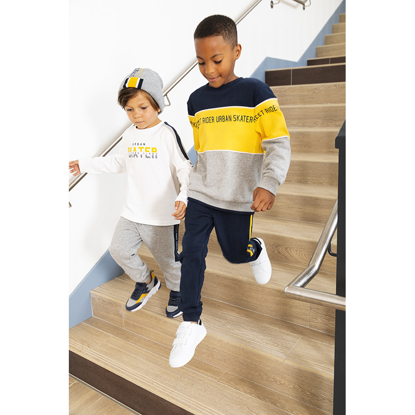 Muts van tricot met street rider-print voor jongens 