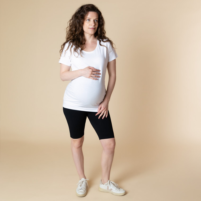 Hoge hoofdband post-partum fietsbroek voor vrouwen 