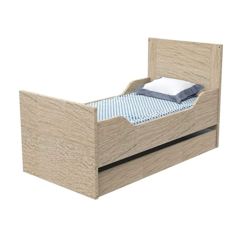 Lit transformable Little Big Bed 70x140 cm Antonin - Bois 