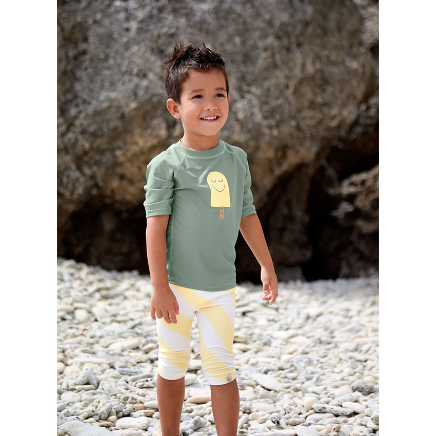 T-shirt à manches courtes Rashguard T62/68 (3-6 mois) Popsicle Green 