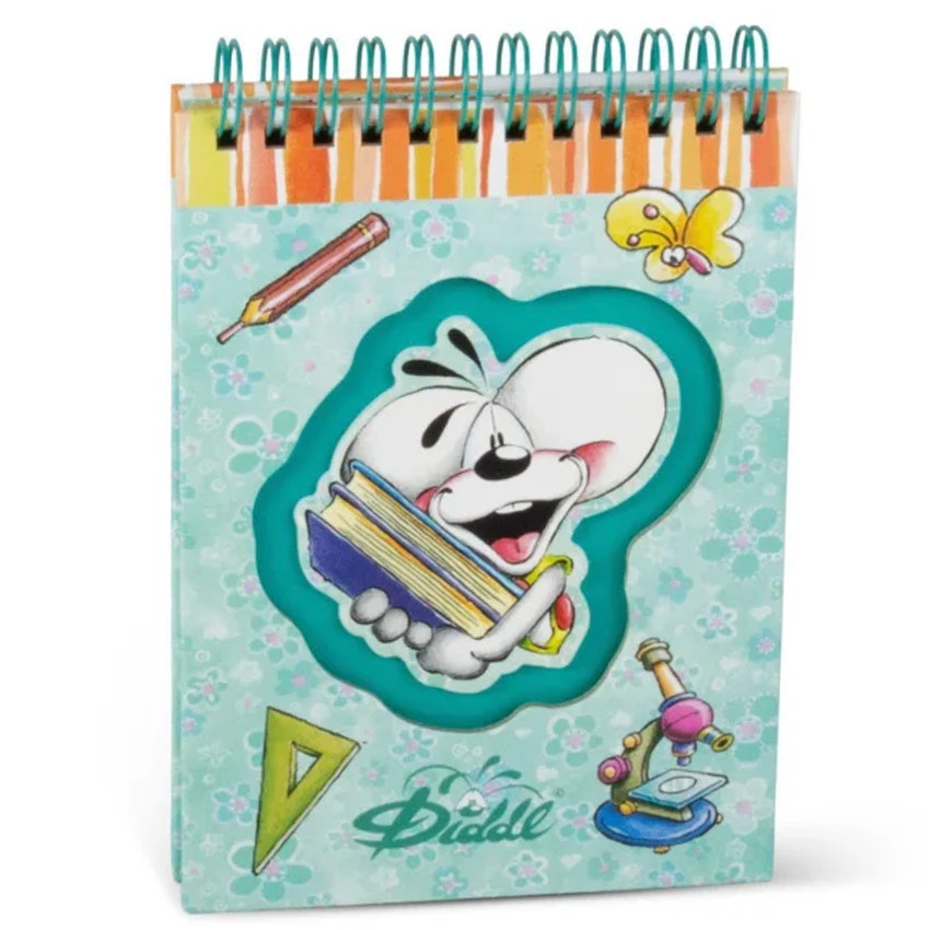 Carnet à spirale A6 Diddl et ses Amis (Modèle Aléatoire) 