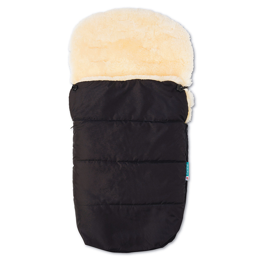 Chancelière universelle imitation mouton - Noir 