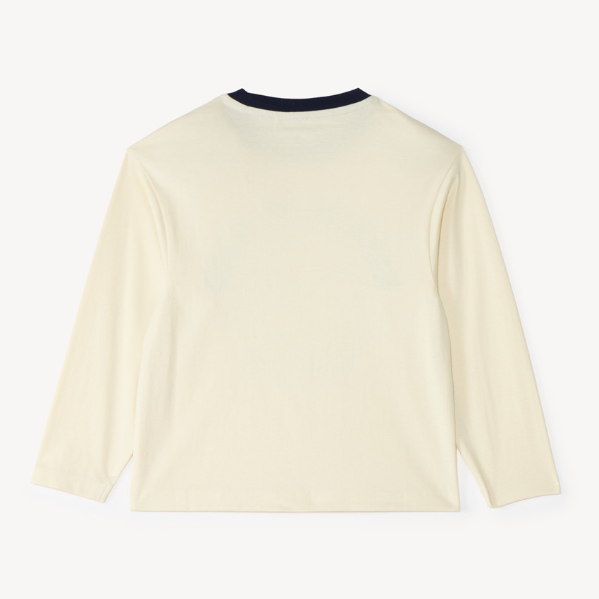T-shirt manches longues garçon broderie Camp Life 