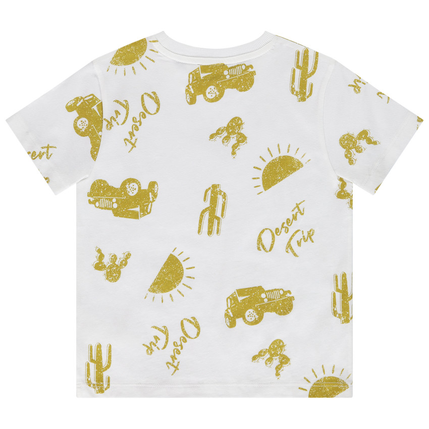T-shirt met korte mouwen met fantasieprint voor jongens 