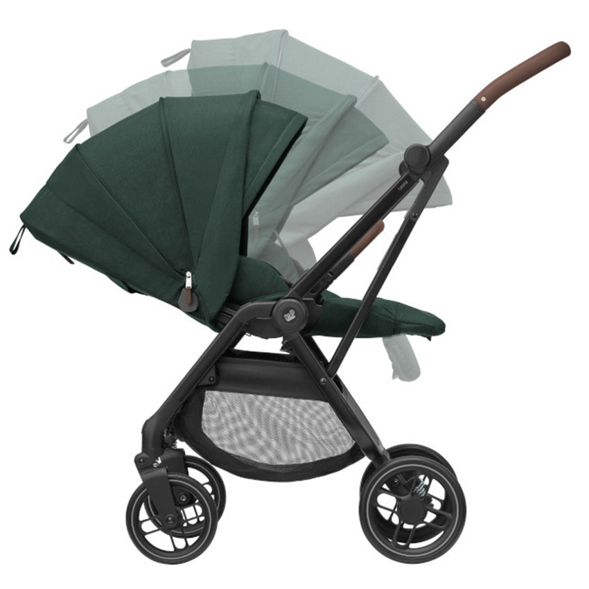 Poussette Leona2 ultra compact Twillic Green 