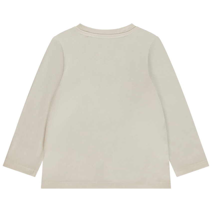 T-shirt manches longues à patchs bouclettes pour bébé garçon 