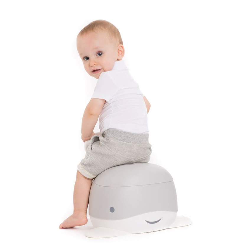 Training Potje Walvis Grijs  