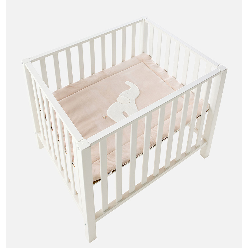 Parktapijt Veloudoux omkeerbaar 75x95cm Bali Moka Snow 