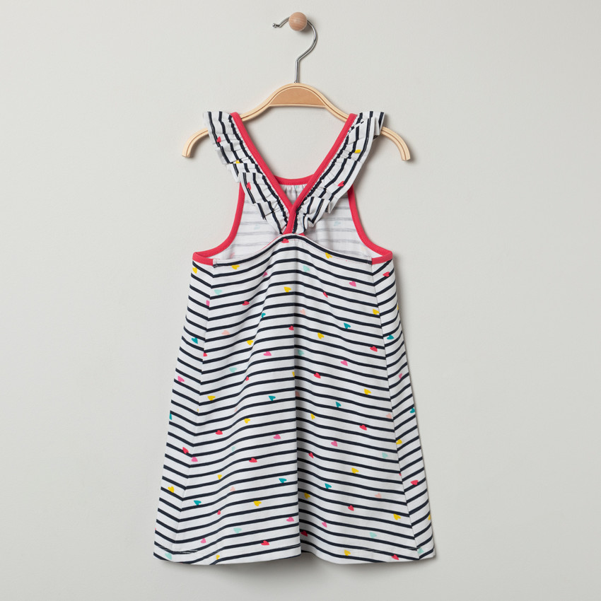 Rok met bloemen en schouderbandjes voor meisjes 