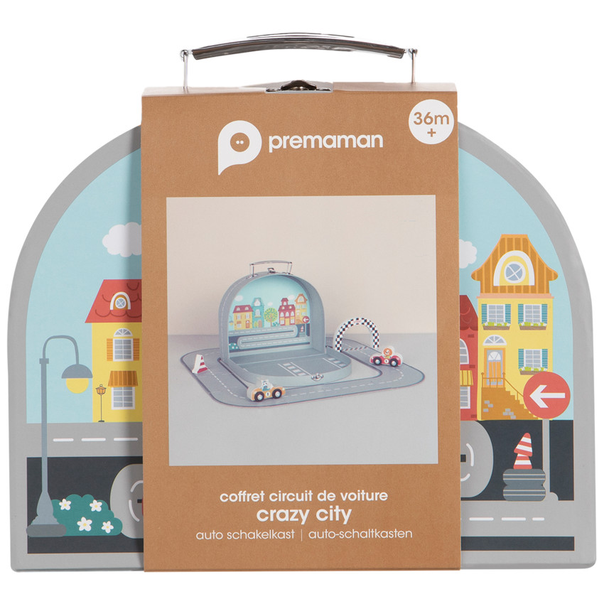 Koffer valisette racecircuit - Crazy city 