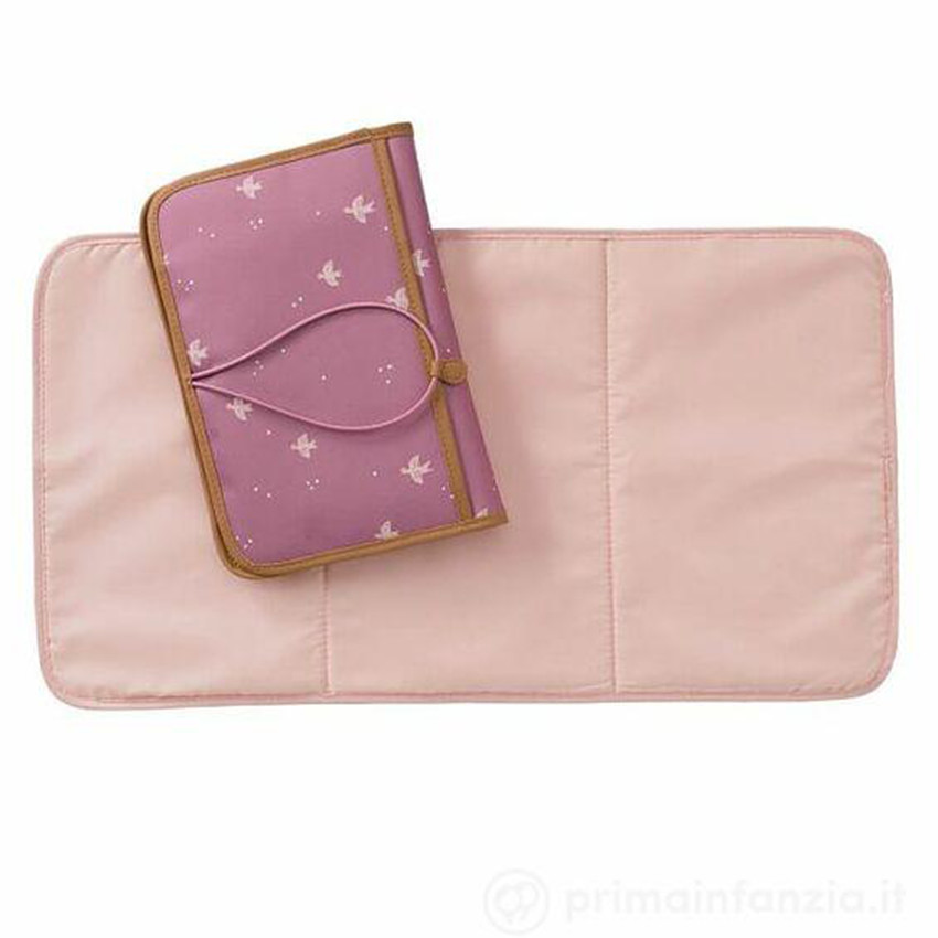 Luieretui + verschoningsmatje Zwaluw Roze 