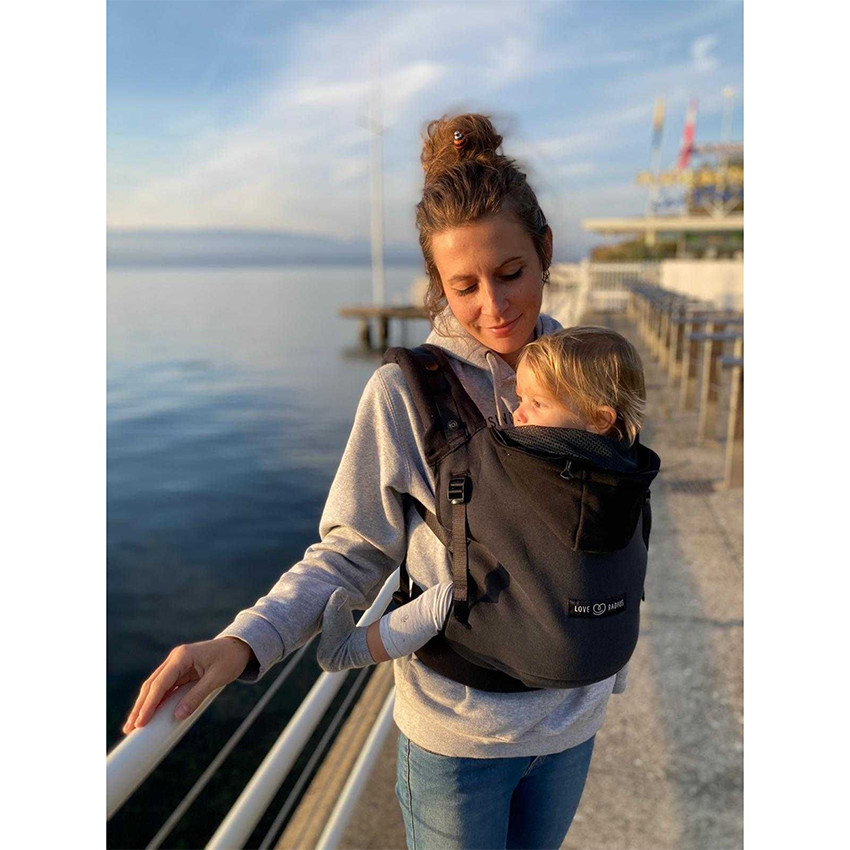 Porte bébé Hoodicarrier + pack extension - Black Forest 