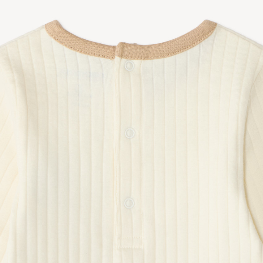 Set van 3 lange mouwen rompers voor jongens met een teckelmotief 