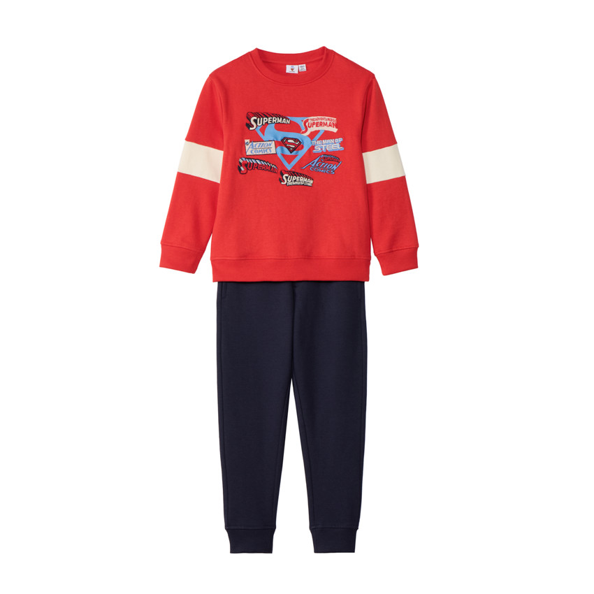 Ensemble sweat + jogging Superman Warner pour garçon  