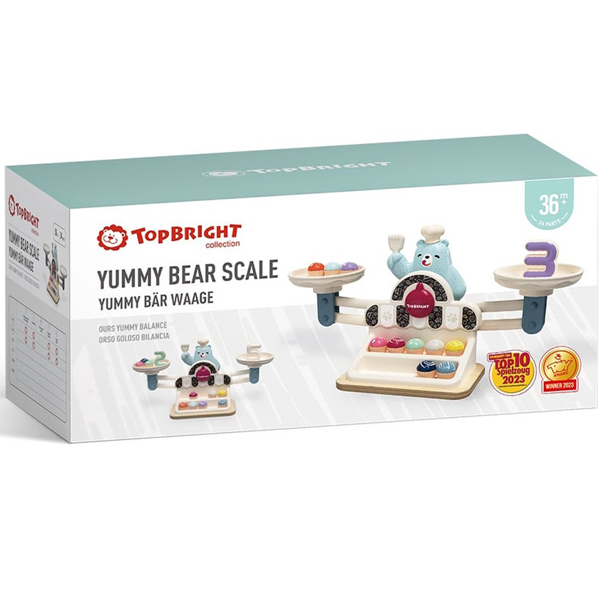Weegschaal educatief Yummy Bear Kennisspel 3jaar+ 