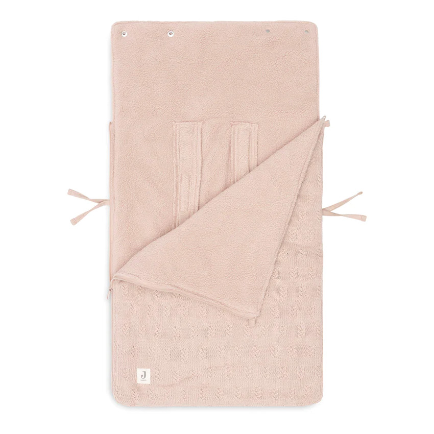 Nid d'ange Grain Knit pour siège-auto 0+ et poussette - Wild Rose 