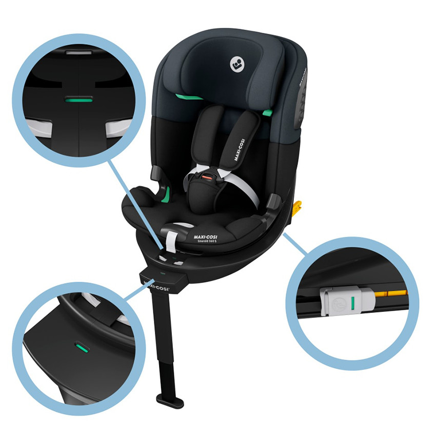 Siège-auto Emerlad 360 S i-Size Tonal Black 