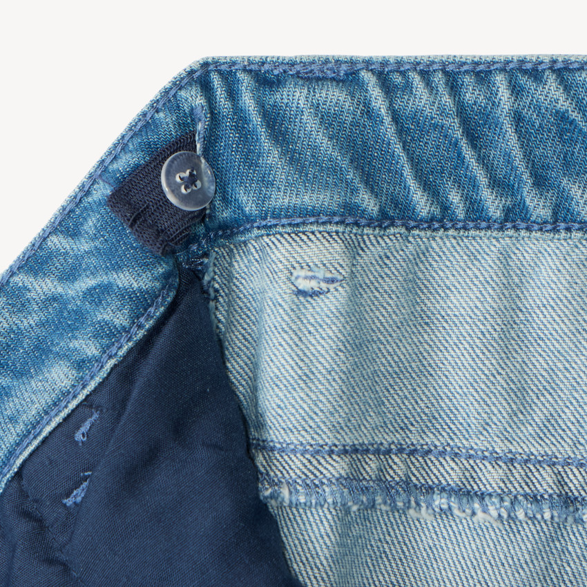 Bermuda skater en denim garçon 