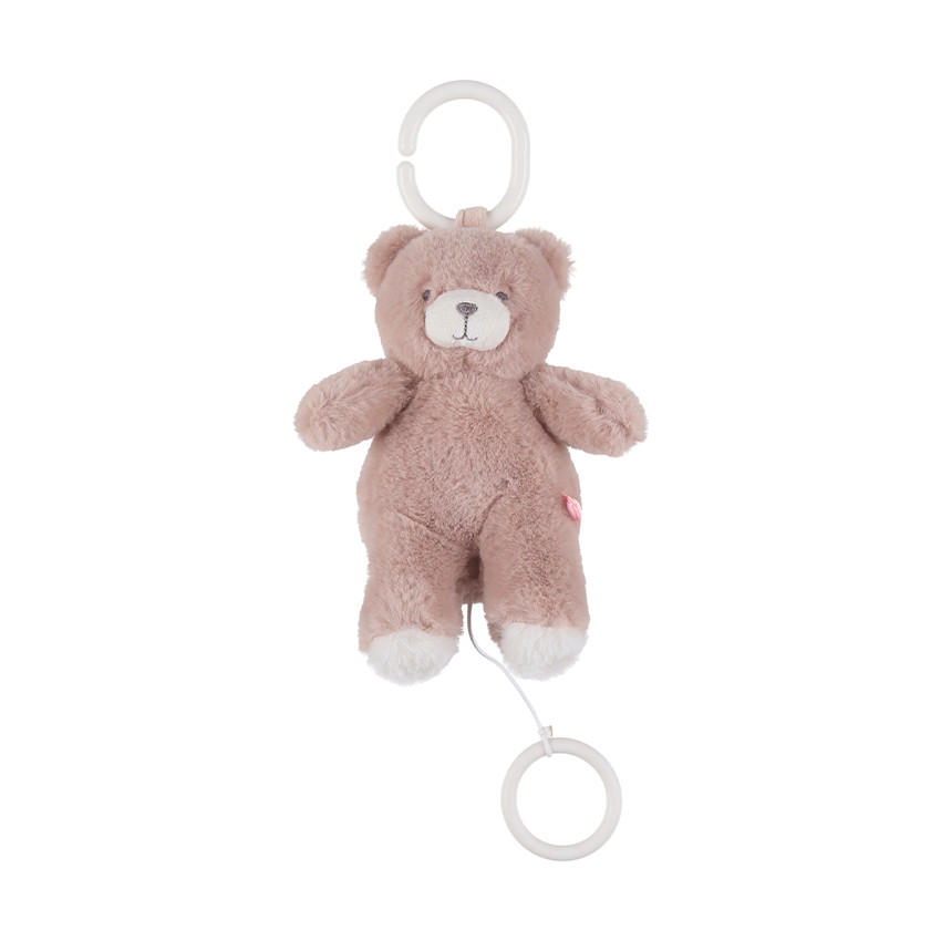 Peluche musicale 20cm Lily l'ours rose 