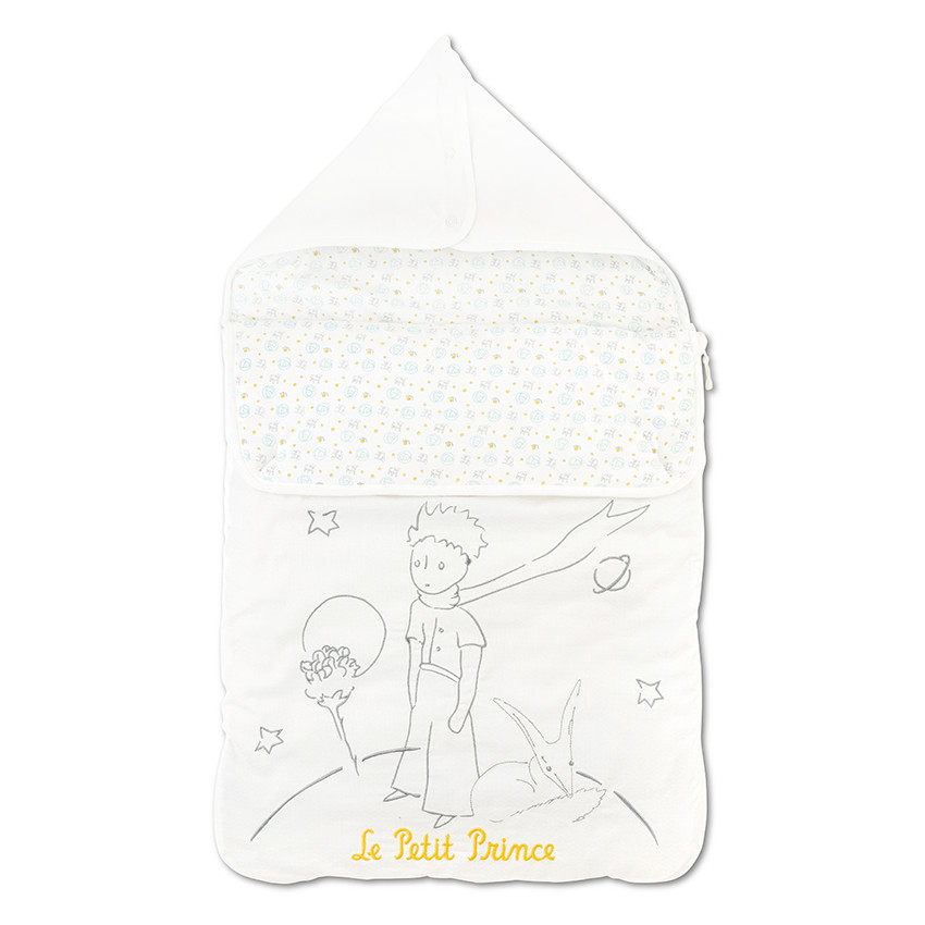 Nid d'ange avec print et broderie Le Petit Prince ®  
