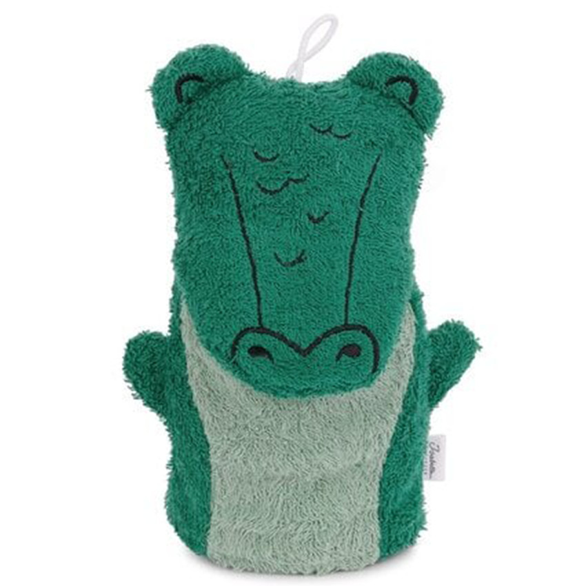 Gant de toilette coton Cosmo Le Crocodille 