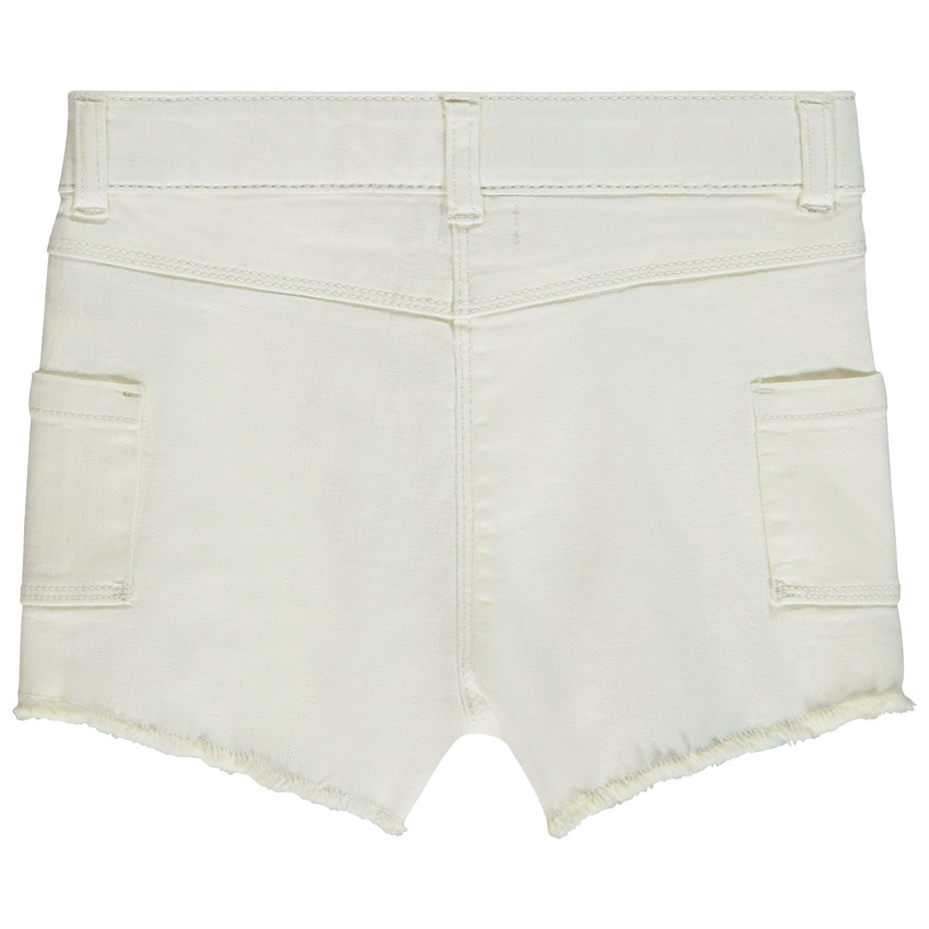Short en jean à poches plaquées pour fille 