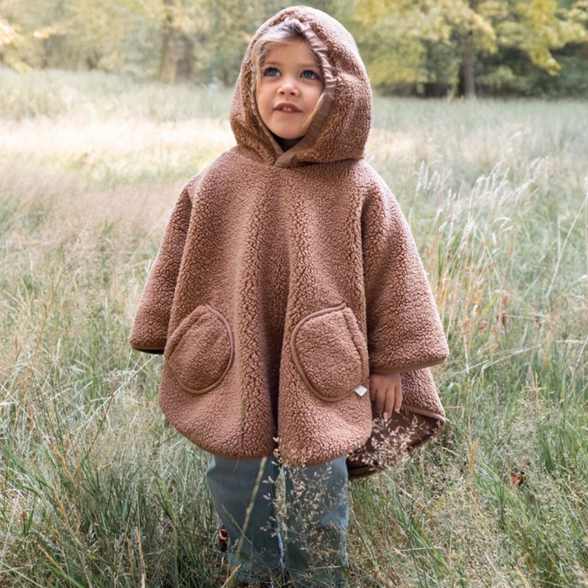 Reis poncho - Teddy + Pady jersey - Muffin - 9/36 m 