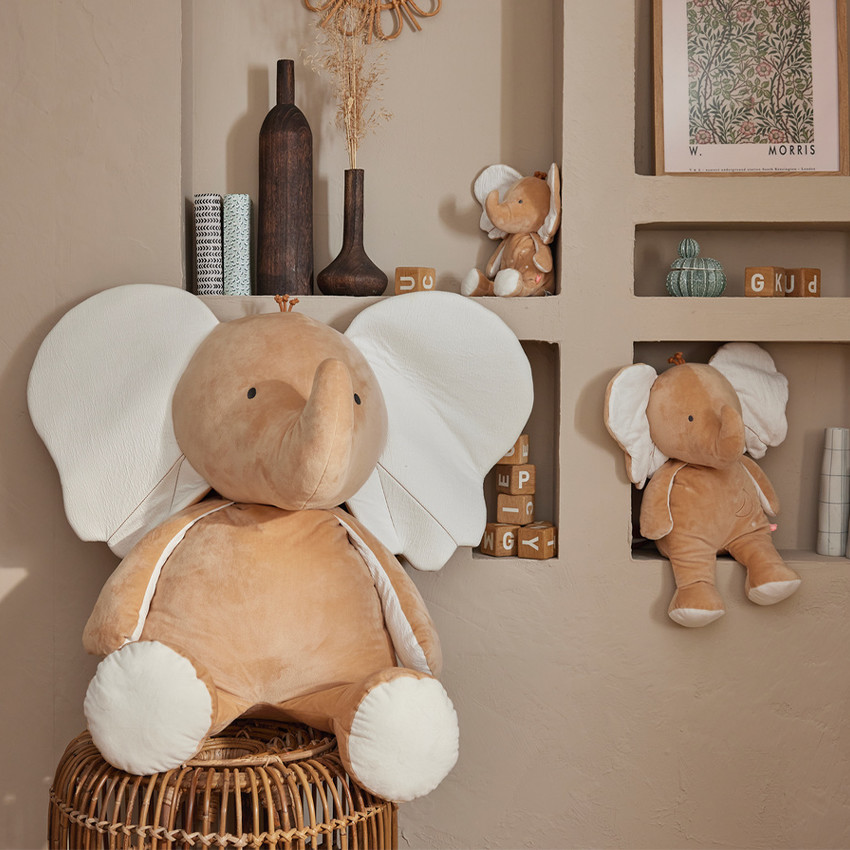 Peluche Bali l'éléphant 40 cm 