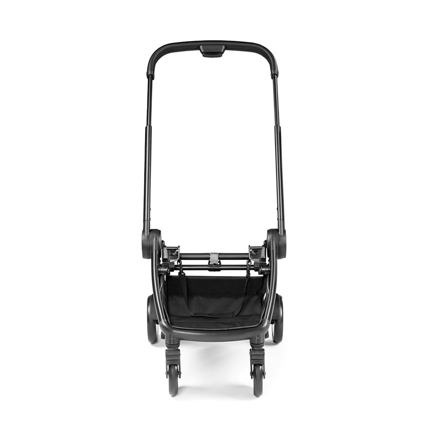 City Loop chassis zwart, licht en compact met inklapbaar stuur 