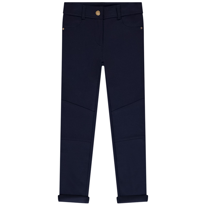 Pantalon skinny esprit équitation pour fille 